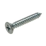 14g (6.30mm) Zinc Countersunk Phillips (PH3) Self Tapping Screws ANSI B18.6.4