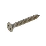 6g (3.50mm) Stainless A2-70 G304 Countersunk Eye Drive (#6) Security Self Tapping Screws