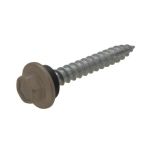 12g (5.50mm) x 25mm Full Thread NEO Jasper Hex Flange Timber T17 Cladding Screw Galvanised