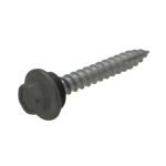 12g (5.50mm) x 25mm Full Thread NEO Woodland Grey Hex Flange Timber T17 Cladding Screw Galvanised