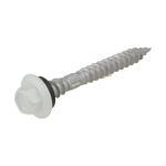 12g (5.50mm) x 50mm Top Grip NEO Shale Grey Hex Flange Timber T17 Roofing Screw Galvanised