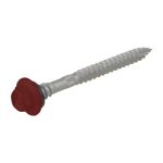 12g (5.50mm) x 65mm Top Grip NEO Manor Red Hex Flange Timber T17 Roofing Screw Galvanised