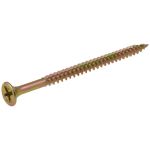10g (4.80mm) Zinc Yellow Bugle (PH2) Fine Plasterboard Timber Screws