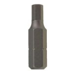 2.5mm x 25mm Alpha Post Hex Insert Security Standard Driver Bit HEXSE2525