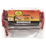 5 Pce -  4mm to 10mm Metric Bondhus Hex Ball End T-Handle Allen Key Set 13148
