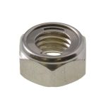 M10 x 1.25p Metric Fine Stainless A2-70 G304 Hex All Metal Lock Nuts DIN 980