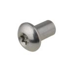 M10 x 20mm (L) x 12mm (D) Metric Coarse Stainless A2-70 G304 Button Post Torx (T45) Barrel Nuts ISO7380