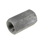 M24 x 3.00p x 72mm Metric Coarse Galvanised Class 5 Hex Rod Coupler Coupling Nuts Low Tensile