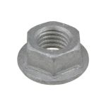 M16 x 2.00p Metric Coarse Zinc Flake Silver Class 12 Hex Flange Serrated Nuts High Tensile HEC Standard