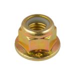 M14 x 2.00p Metric Coarse Zinc Class 10 Hex Flange Nyloc Nuts High Tensile DIN 6926