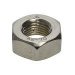 M10 x 1.00p Metric Extra Fine Stainless A2-70 G304 Hex Standard Nuts DIN 934