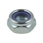 M36 x 4.00p Metric Coarse Zinc Class 4 Hex Thin Nyloc Nuts Low Tensile ISO 10511