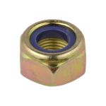 M8 x 1.00p Metric Fine Zinc Class 8 Hex Nyloc Nuts High Tensile DIN 985
