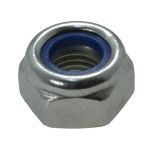 M10 x 1.00p Metric Extra Fine Zinc Class 8 Hex Nyloc Nuts High Tensile DIN 985
