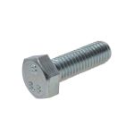 M8 x 1.25p Metric Coarse Zinc Hex Set Screw / Hex Bolts Class 8.8 High Tensile AS 1110.1