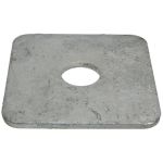 M10 x 38mm x 38mm x 3mm Galvanised Heavy Square Washers Low Tensile HEC Standard