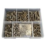 780 Piece M5 Countersunk Machine Screw Nut Washer Stainless G304 Assortment Grab Kit77