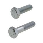 M10 x 1.25p Metric Fine Zinc Hex Bolts Class 8.8 High Tensile AS 1110.1