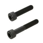 M8 x 1.00p Metric Fine Plain Black Uncoated Class 12.9 Socket (6mm Key) Head Cap Screws DIN 912 / ISO 12474