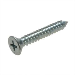 4g (2.90mm) Zinc Countersunk Phillips (PH1) Self Tapping Screws ANSI B18.6.4