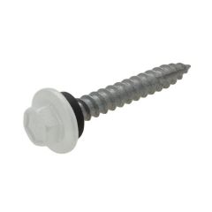 12g (5.50mm) x 25mm Full Thread NEO Shale Grey Hex Flange Timber T17 Cladding Screw Galvanised
