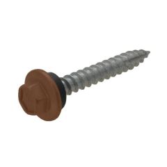 12g (5.50mm) x 25mm Full Thread NEO Terrain Hex Flange Timber T17 Cladding Screw Galvanised