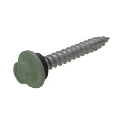 12g (5.50mm) x 25mm Full Thread NEO Wilderness Hex Flange Timber T17 Cladding Screw Galvanised