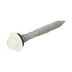 12g (5.50mm) x 50mm Top Grip NEO Surfmist  Hex Flange Timber T17 Roofing Screw Galvanised