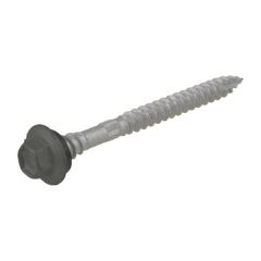 12g (5.50mm) x 65mm Top Grip NEO Woodland Grey Hex Flange Timber T17 Roofing Screw Galvanised