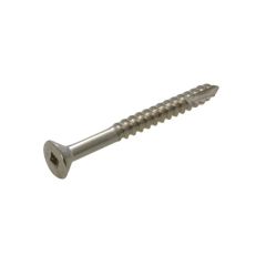 10g (4.8mm) Stainless A4-70 G316 Standard Head Square (SQ2) Decking Timber T17 Screws