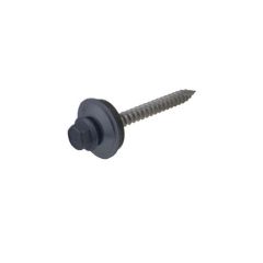 14g (6.30mm) x 50mm Full Thread Ironstone Cyclone BRA / Multiseal Hex Flange (3/8") Timber T17 Roofing Screw Galvanised