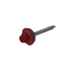 14g (6.30mm) x 65mm Full Thread Manor Red Cyclone BRA / Multiseal Hex Flange (3/8") Timber T17 Roofing Screw Galvanised