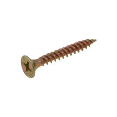 7g (3.90mm) Zinc Yellow Bugle (PH2) Fine Plasterboard Timber Screws