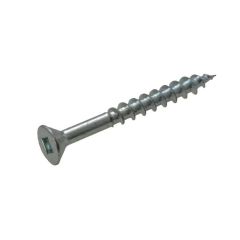 10g (4.80mm) Countersunk Square (SQ2) Chipboard Screws Zinc Plated 