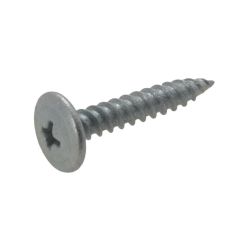 8g (4.2mm) Galvanised Button Phillips (PH2) Stitching Coarse Timber Screws