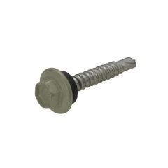 10g (4.80mm) x 25mm Full Thread NEO Mangrove Hex Flange (5/16") Coarse Metal Self Drilling Cladding Screw Galvanised