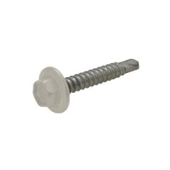 12g (5.50mm) x 20mm Full Thread Dune Hex Flange (5/16") Coarse Metal Self Drilling Shed Screw Galvanised