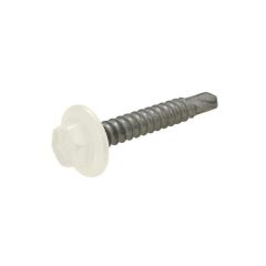 12g (5.50mm) x 20mm Full Thread Surfmist Hex Flange (5/16") Coarse Metal Self Drilling Shed Screw Galvanised