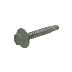 12g (5.50mm) x 20mm Full Thread Wilderness Hex Flange (5/16") Coarse Metal Self Drilling Shed Screw Galvanised
