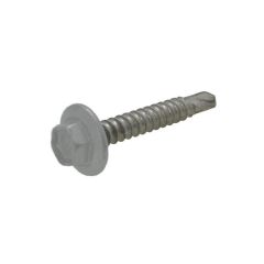 12g (5.50mm) x 20mm Full Thread Windspray Hex Flange (5/16") Coarse Metal Self Drilling Shed Screw Galvanised