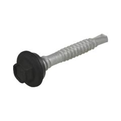 12g (5.50mm) x 39mm Top Grip NEO Night Sky Hex Flange (5/16") Coarse Metal Roofing Screw Galvanised