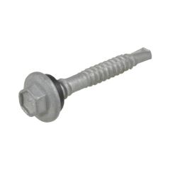 12g (5.50mm) NEO Galvanised Top Grip Hex Flange (5/16") Coarse Metal Self Drilling Roofing Screws