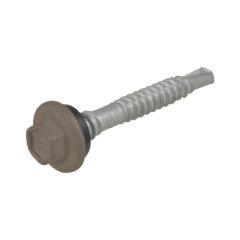 12g (5.50mm) x 51mm Top Grip NEO Jasper Hex Flange (5/16") Coarse Metal Roofing Screw Galvanised