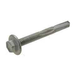 12g (5.50mm) Galvanised Hex Flange (5/16") Series 500 Fine Metal Self Drilling Screws