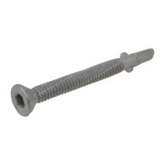 14g (6.30mm) Galvanised Countersunk Wing In/Hex (5mm) Coarse Metal Self Drilling Screws