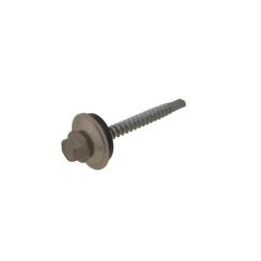 14g (6.30mm) x 53mm Full Thread Jasper Cyclone BRA / Multiseal Hex Flange (3/8") Metal Roofing Screw Galvanised