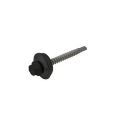 14g (6.30mm) x 53mm Full Thread Night Sky Cyclone BRA / Multiseal Hex Flange (3/8") Metal Roofing Screw Galvanised