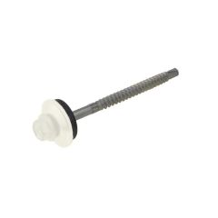 14g (6.30mm) x 125mm Top Grip Surfmist Cyclone BRA / Multiseal Hex Flange (3/8") Metal Roofing Screw Galvanised