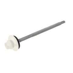 14g (6.30mm) x 150mm Top Grip Surfmist Cyclone BRA / Multiseal Hex Flange (3/8") Metal Roofing Screw Galvanised