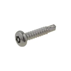 10g (4.80mm) G410 Stainless Pan Post Torx (T25) Coarse Metal Self Drilling Security Screws